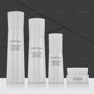 Bottiglie cosmetiche glassate